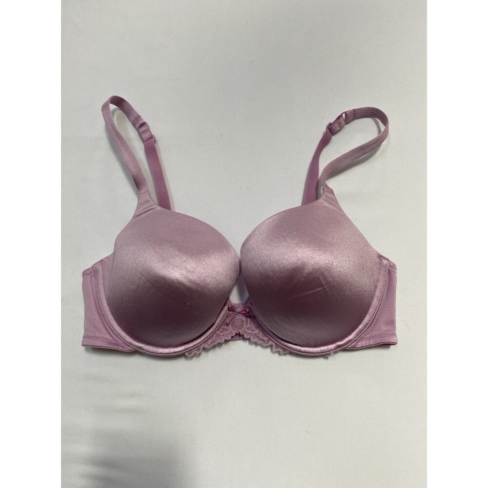 Victoria's Secret 34D Coquette Orchid Pink Angels Push-Up Lingerie Bra